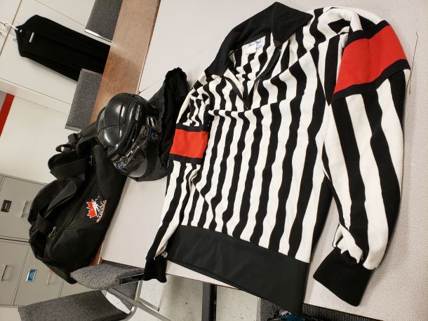 youth hockey referee jersey